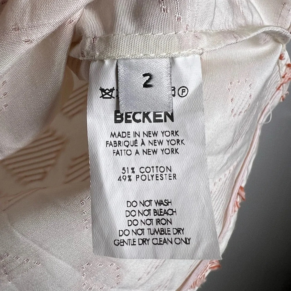 Becken - Copper & Ivory embroidered tank top - size 2 - Picture 4 of 8